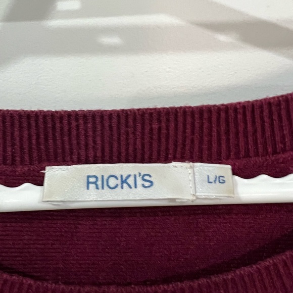 Long sleeve sweater with flare waist - Picture 3 of 3